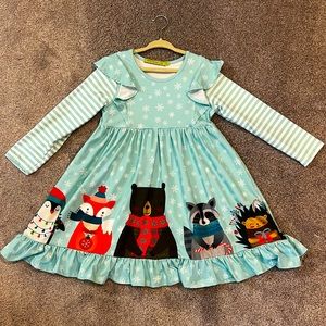 Millie Loves Lily | Girls size 6 dress with matching leggings